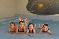 Children pool in thermal park THERME LOSINY