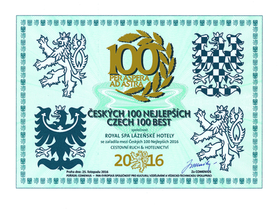 Мы получили приз "Топ-100 Чехии"